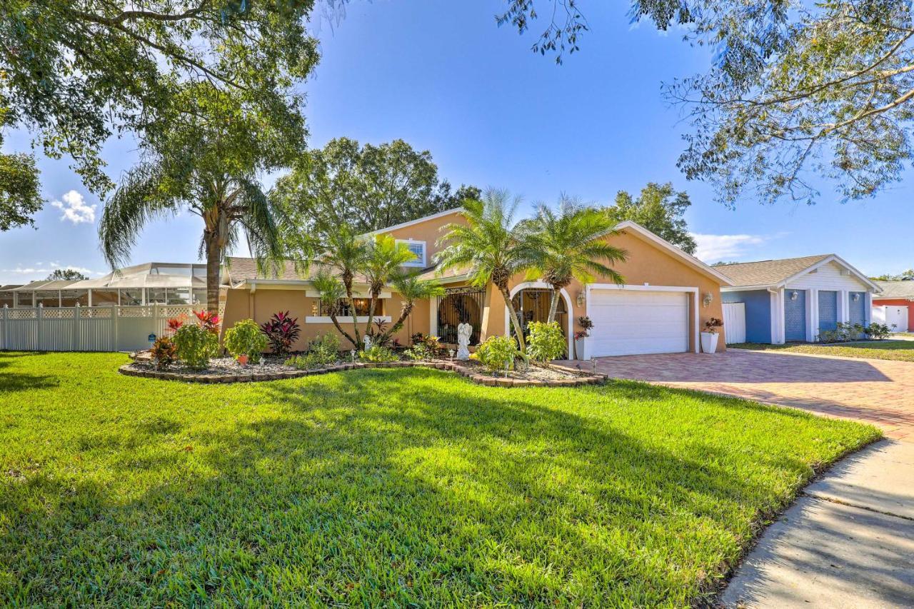 Cozy Home In Heart Of Tampa With Lanai And Pool! Екстер'єр фото