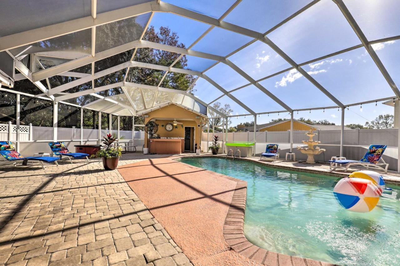Cozy Home In Heart Of Tampa With Lanai And Pool! Екстер'єр фото
